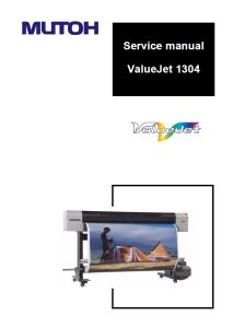MUTOH ValueJet VJ-1304 Service Manual