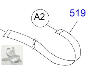 Genuine HARNESS,PANEL for EPSON 4000/4400/4450/4800/4880 -2080201
