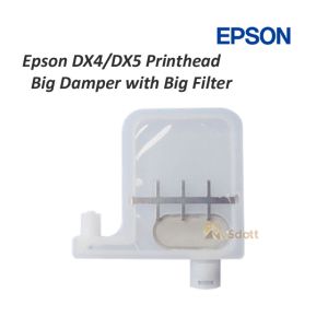 Big Damper with Big Filter for Epson DX4 DX5 Printhead 