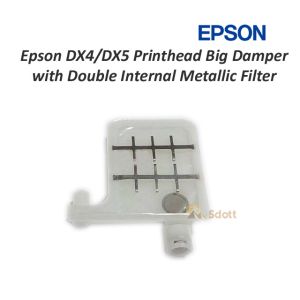 Big Damper with Double Internal Metallic Filter for Epson DX4/DX5 Printhead 