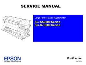 Service Manual for EPSON SureColor S50600 S50610 S50670 S70600 S70670 