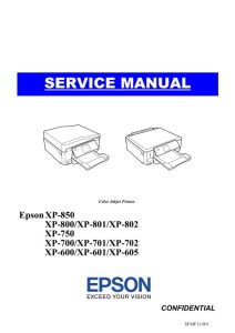 Service Manual for EPSON XP600_601_605 XP700_701_702_750 XP800_801_802_850 