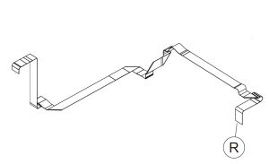 Genuine Left Holder FFC / HARNESS RELAY HEAD ,LEFT for EPSON Pro 4900 4910 SC-P5000 ~ 2142310