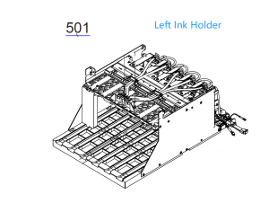 Genuine Left Ink Holder for EPSON SC-P10000 P10050 P10070 / P20000 P20050 P20070 - 1905061.