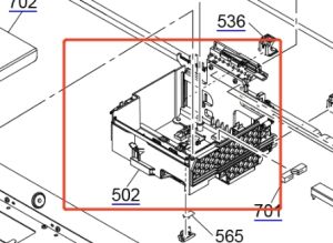 Genuine CARRIAGE for EPSON F500 F501 F570 / T3100X T3170X ~ 1818630.
