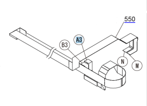 Genuine CR FFC Cable (CN100, CN101) for EPSON P10000 P10050 P10070 - 2164703
