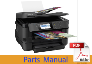 Parts Manual for EPSON WorkForce WF-7720 7721 7225 