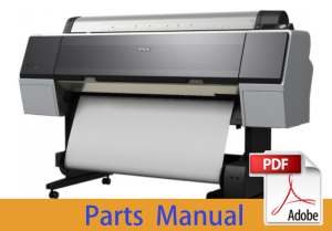 Parts Manual for EPSON Stylus Pro 9900 9910 