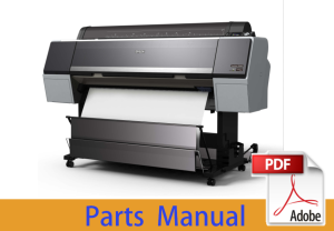 Parts Manual for EPSON SureColor B9000 B9070 
