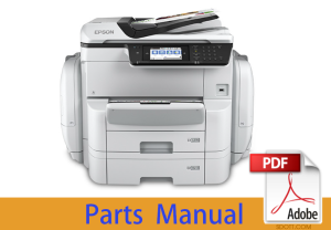 Parts Manual for EPSON WorkForce WF-C869R WF-C869Ra 