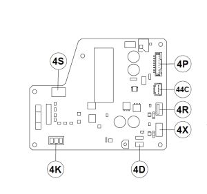 Genuine SUB BOARD 7541A for EPSON SureLab D1000 D1050 D1070 - 2210082.