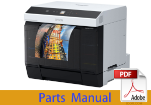 Parts Manual for EPSON SureLab SL-D1000 D1050 D1070 