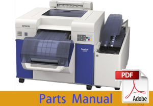 Parts Manual for EPSON SureLab SL-D3000 