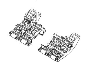 Genuine PAPER GUIDE UPPER (L + R) for EPSON SureLab D500 D550 D570 - 1891834 / 1891835