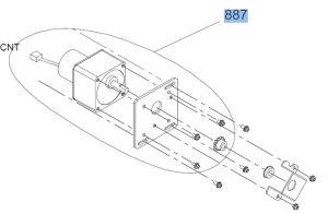 Genuine Take Up Motor for EPSON Pro GS6000 - 2122772