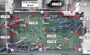 Genuine SUB-M Right Board for EPSON SC-F10000 F10050 F10070 - 2203639. 