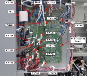 Genuine SUB-M Left Board for EPSON SC-F10000 F10050 F10070 / F10000H F10050H F10070H - 2203641. 