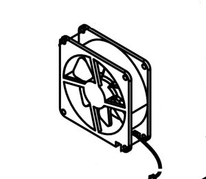 Genuine Cooling FAN for EPSON SC-F6400 F6400H / F10000 F10050 F10070 F10000H / F11000 F11000H R5000 - 2203868. 