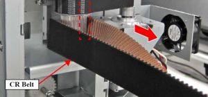 Genuine CR Belt for EPSON SC-F10000 F10050 F10070 / F10000H F10050H F10070H - 1796291. 