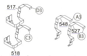 Genuine Head Cable FFC ASSY for EPSON SC-F6400 F6450 F6470 / F6400H F6450H 6470H - 2221567. 2221568 2221565 2221566.