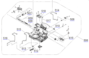 Genuine CARRIAGE ASSY. CR for EPSON SC-F7200 F7270 B7000 B7070 - 1858150
