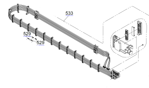 Genuine INK TUBE ASSY for EPSON SC-F9200 F9270- 1863895