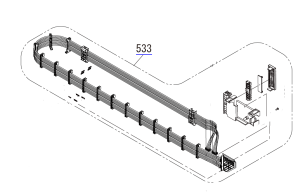 Genuine INK TUBE ASSY for EPSON SC-F9300 F9350 F9370 / F9400 F9450 F9470 / B9000 B9070 - 1863585