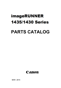 Canon imageRUNNER IR 1430 1435 Service Manual and Parts Manual.. 