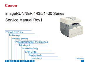 Canon imageRUNNER IR 1430 1435 Service Manual and Parts Manual.. 