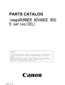 Canon imageRUNNER ADV 8505 8585 8595 Service Manual and Parts Manual.. 