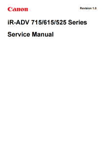Canon imageRUNNER IR C525 C615 C715 Service Manual and Parts Manual.. 