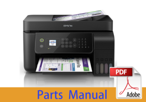 Parts Manual for EPSON L5190 L5198 ET-4700 