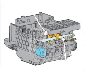 Genuine CARRIAGE ASSY for EPSON L6550 ET-5800 - 1821587.