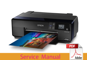 Service Manual for EPSON SureColor P600 P607 P608 