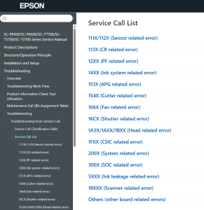 Service Manual for EPSON P6500 P6550 P6570 / P8500 P8550 P8570 / T3700 T3750 T3770 / T5700 T5750 T5770 / T7700 T7750 T7770 D/DE/DM