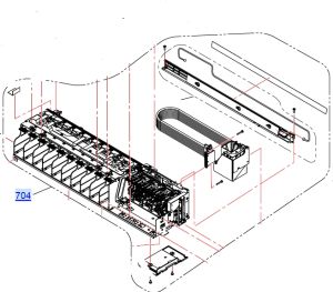 Genuine INK SUPPLY ASSY for EPSON SureColor SC-P700 P703 704 P706 ~ 1895101. 