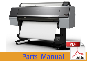 Parts Manual for EPSON SureColor P8000 P8050 P8070 
