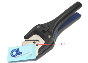 10mm (3/8") Radius Deluxe Corner Rounder Punch, Heavy Duty Handheld Corner Cutter for PVC Cards, Laminated Sheets, and Cardstock - C006R10