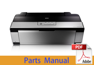 Parts Manual for EPSON StylusPhoto R2880 