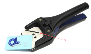3mm (1/8") Radius Deluxe Corner Rounder Punch, Heavy Duty Handheld Corner Cutter for PVC Cards, Laminated Sheets, and Cardstock - C006R3