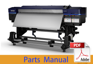 Parts Manual for EPSON SureColor S80600/S80610/S80650/S80670 