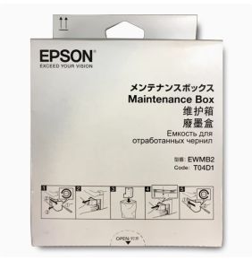Genuine Maintenance box for EPSON L4150 4160 L6170 L6190 L6270 L6460 L6490 / ET-2750 3700 3750 3850 4750 4750 5150 5170 / ET-1100 2100 3100 / XP-5100 5200 / WF-2860 2960 - T04D1 / C13T04D100