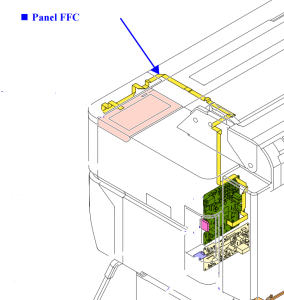 Genuine Panel FFC for EPSON T3400 T3400N T3405 T3405N / T5400 T5400M T5405 - 2185569.