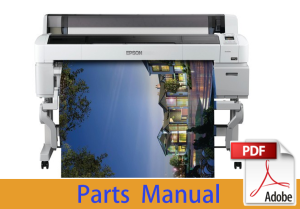 Parts Manual for EPSON SureColor T5200 T5250 T5270 