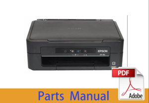 Parts Manual for EPSON XP-102 XP-103 