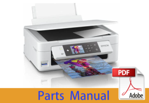 Parts Manual for EPSON XP-452 XP-455 