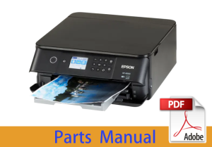 Parts Manual for EPSON XP-6000 XP-6001 XP-6005 