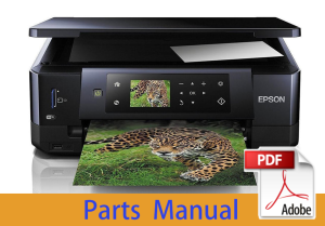 EPSON XP-620/XP-621/XP-625 Parts Manual
