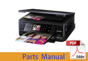 Parts Manual for EPSON XP-640 XP-645 