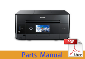 Parts Manual for EPSON XP-7100 XP-7101 